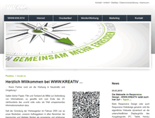 Tablet Screenshot of internet-neustrelitz.de